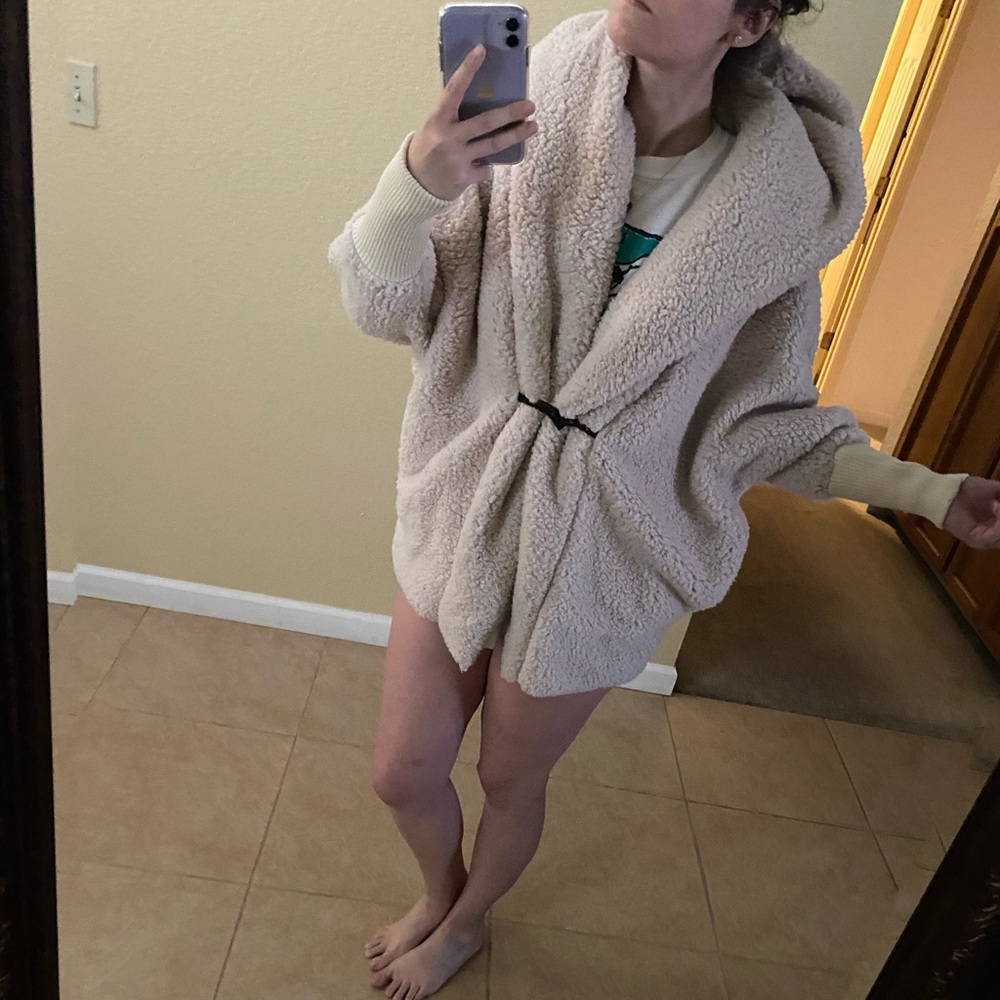 NWOT Sherpa Oversized Jacket